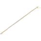 14K Yellow Gold Plated .925 Sterling Silver 3.0 Cttw Diamond Link Bracelet (K-L Color, I2-I3 Clarity) - 7.25"