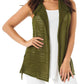 Angel Apparel - Gathered Draped Collar Vest