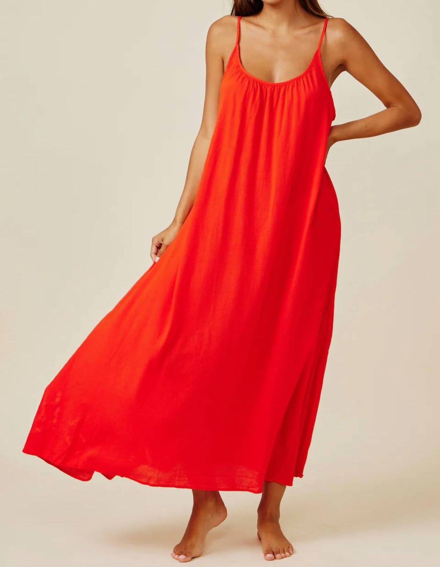 9Seed - Tulum Low Back Maxi Dress