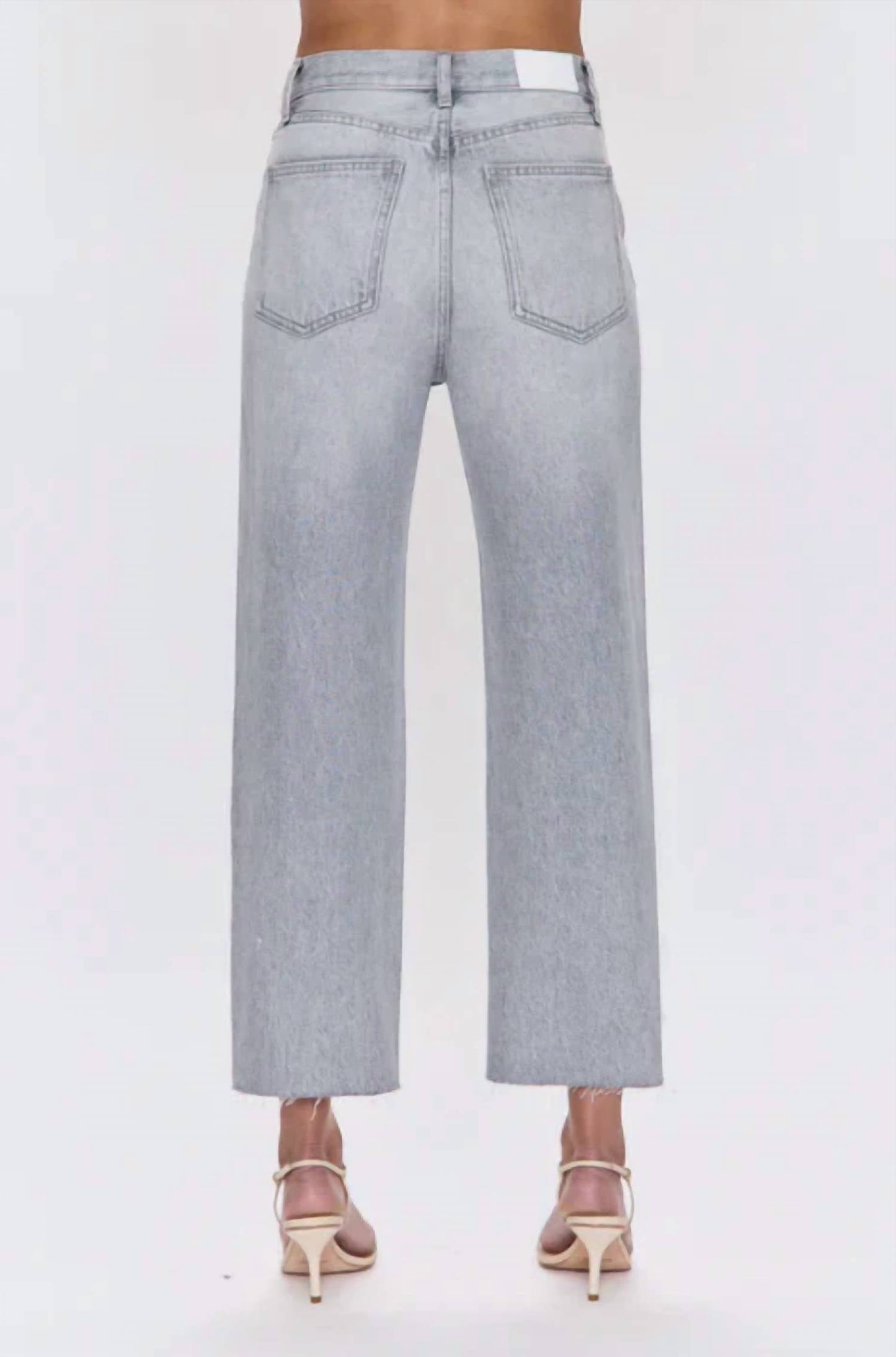Pistola - Cassie Crop Super High Rise Straight Jeans