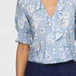 Generation Love - Lulu Floral Voile Cascade Blouse
