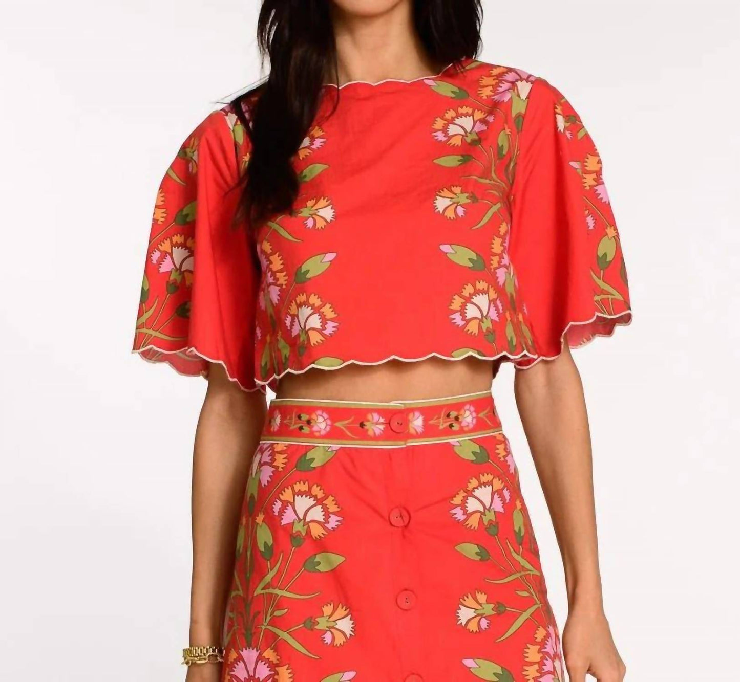 Elizabeth James The Label - Paloma Round Neck Top