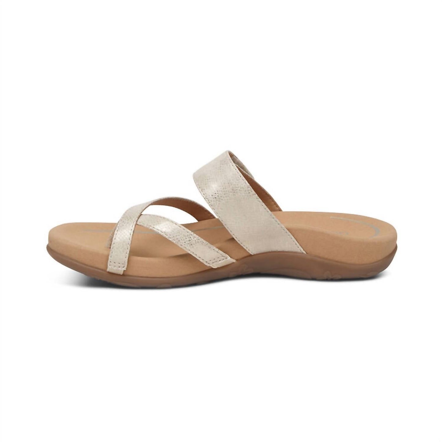 Aetrex - WOMEN'S IZZY ADJUSTABLE SLIDE SANDAL