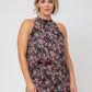 Leota Women's Skyler Cropped Jumpsuit Black Size 3X