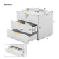 Wall Mounted Floating Cabinet With Side Cabinet Combo, Rectangular Ceramic Sink Vanity