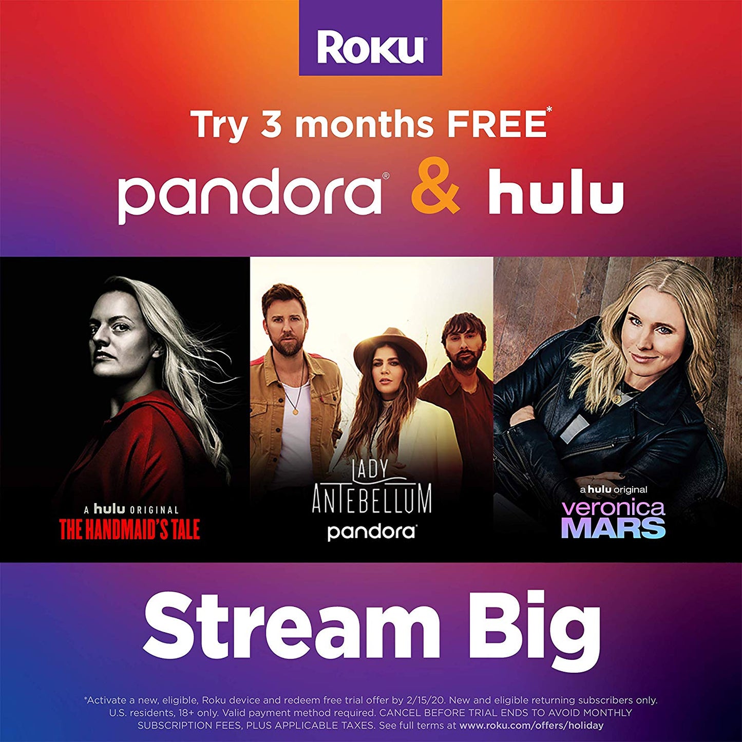 Roku Premiere HD/4K/HDR स्ट्रीमिंग मीडिया प्लेयर सिंपल रिमोट और प्रीमियम HDMI केबल