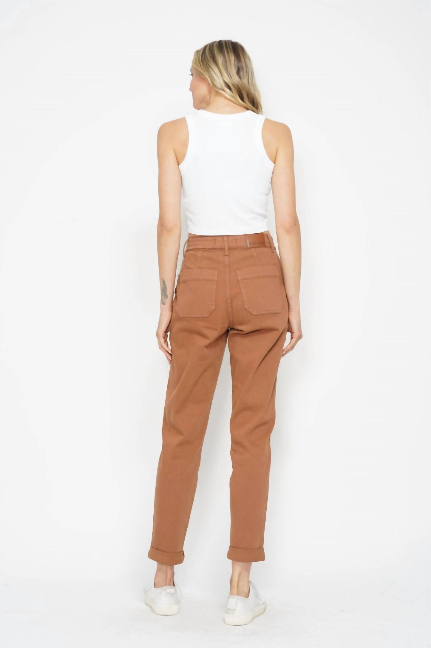 Judy Blue - Harper Relaxed Fit High Waist Cuffed Jogger