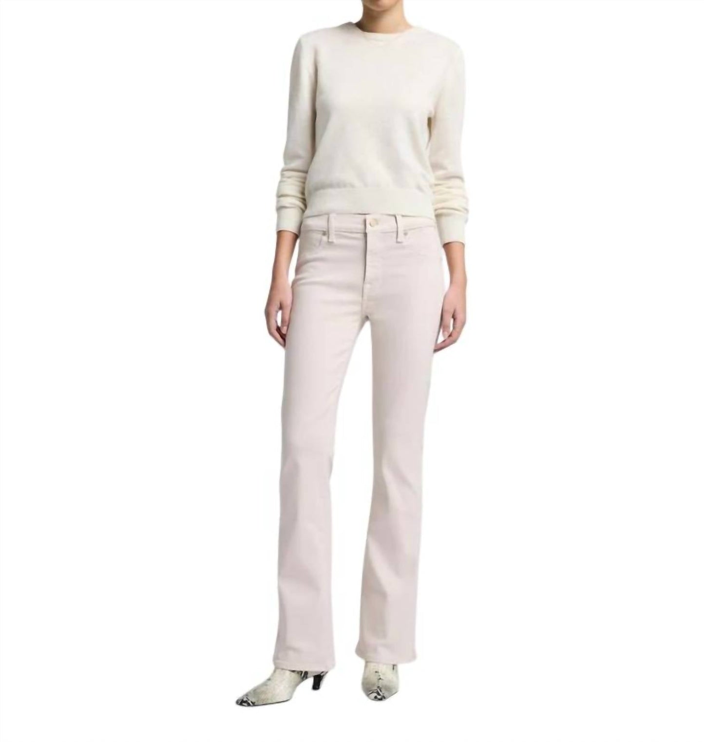 7 For All Mankind - Tailorless Coated Bootcut Jeans