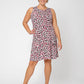 Leota Women's Calista Animal Print Dress Pink Size 3X
