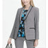 calvin-klein-womens-printed-one-button-blazer-gray