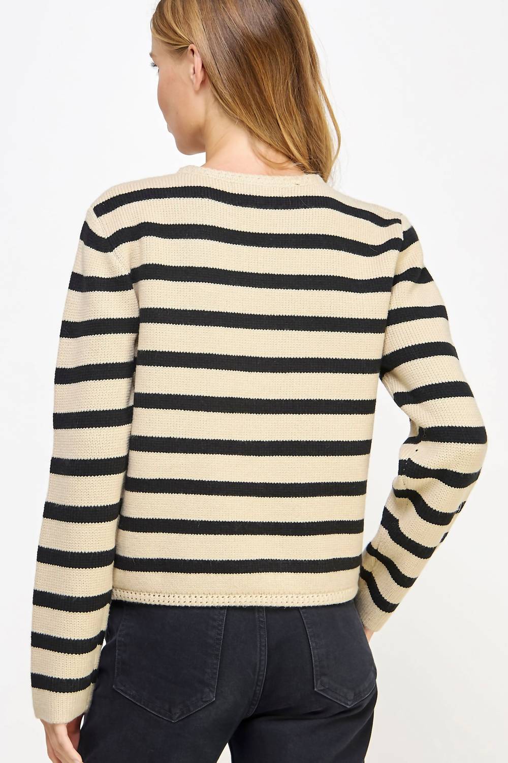 61 Jane - Women's Striped Knit Cardigan