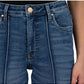 Kut From The Kloth - Fay High Rise Cuff Straight Leg Jeans