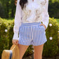 Generation Love - Theo Wide Stripe Shorts
