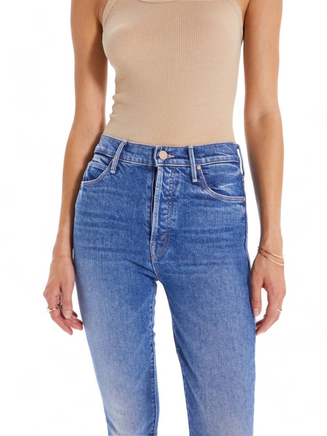 Mother - The Stunner Ankle Fray Jean