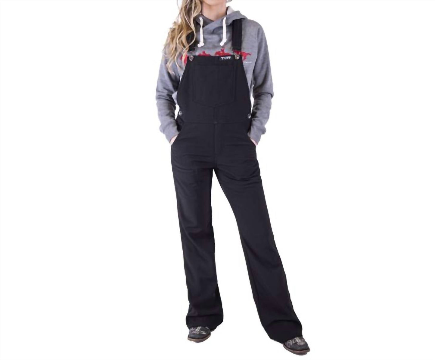 Cowgirl Tuff - Work Hard Play Hard Bib Overalls