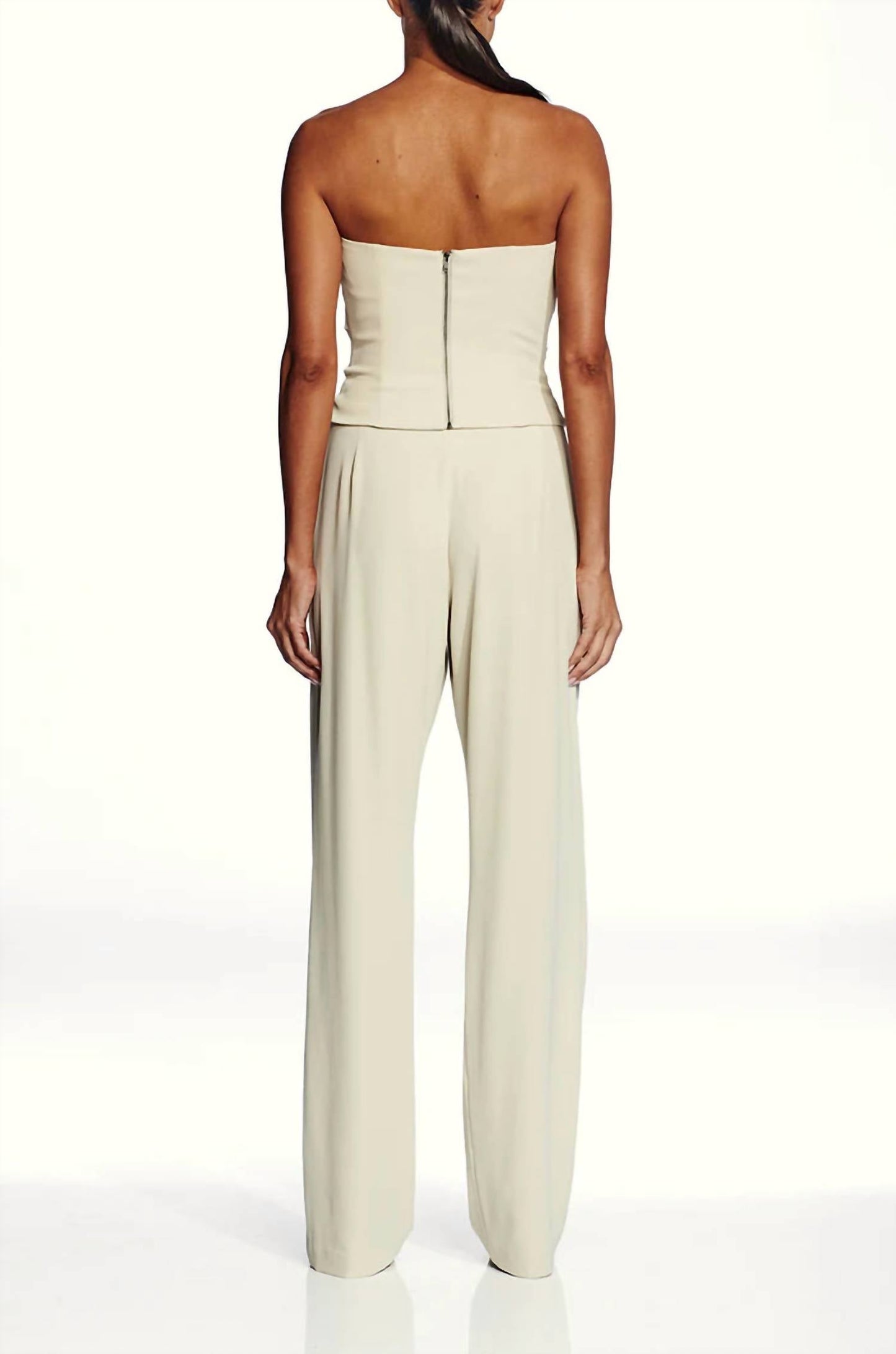 The Sei - Cowl Bustier Strapless Top