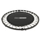 HolaHatha 40" Mini Trampoline Fitness Rebounder with Adjustable Handle, Black