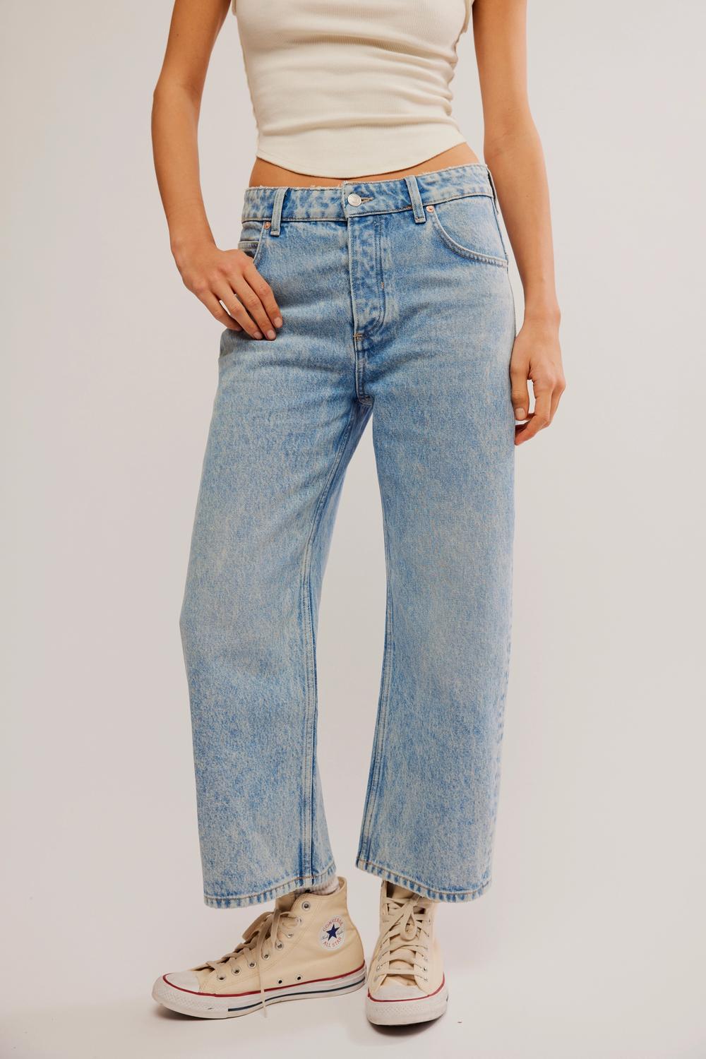 Free People - Deep Trance Dropped Boyfriend Jeans