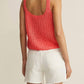 Z Supply - Tate Lace Up Scoop Neck Top