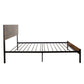 Twin Metal Bed Sturdy System Metal Bed Frame - Black