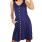 Double Take - Empire Elegance Sleeveless Dress