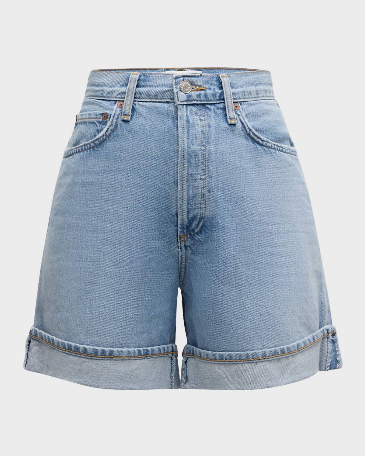 agolde-dame-cuff-denim-short