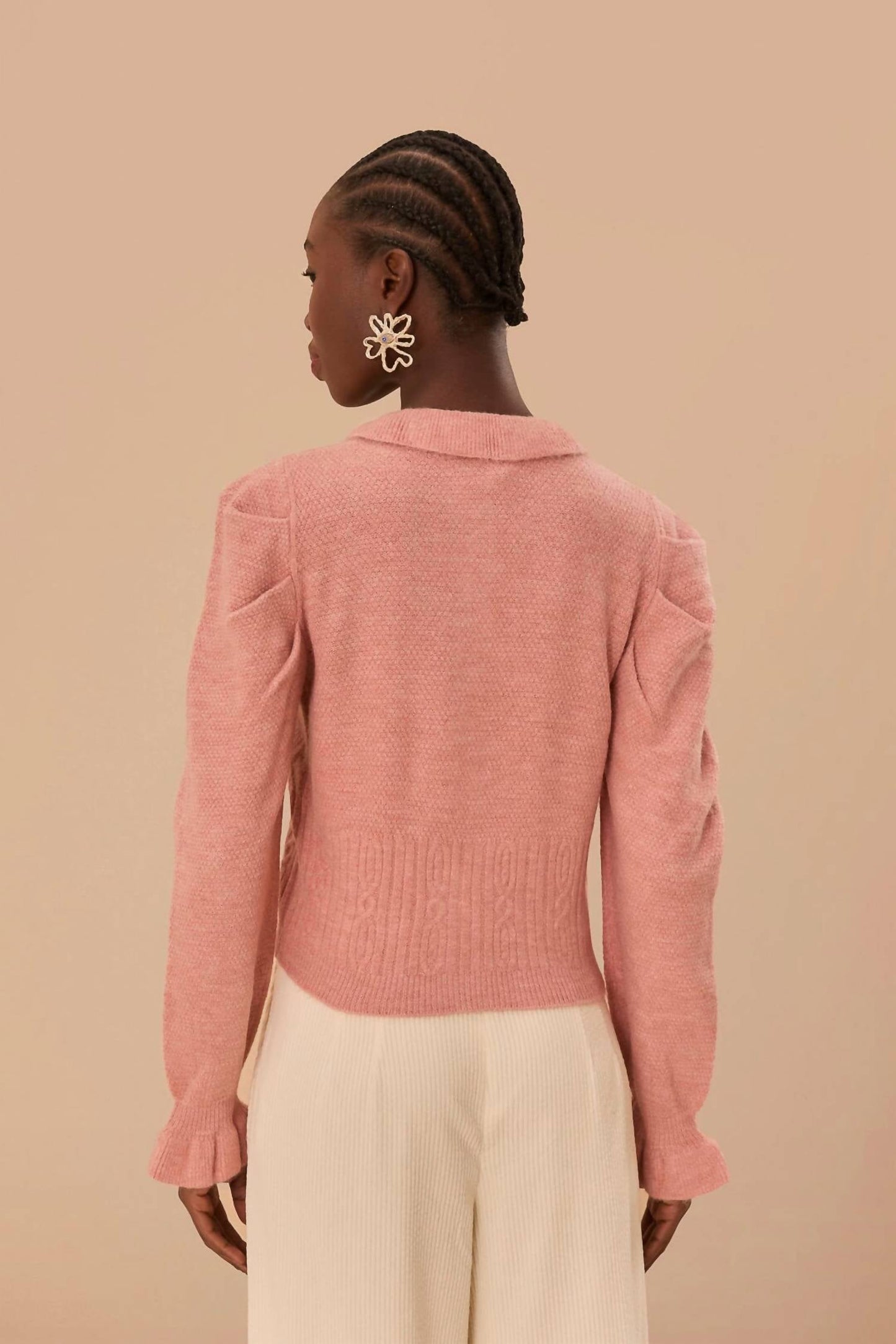 Farm Rio - Women's Ruffle Knit Cardigan