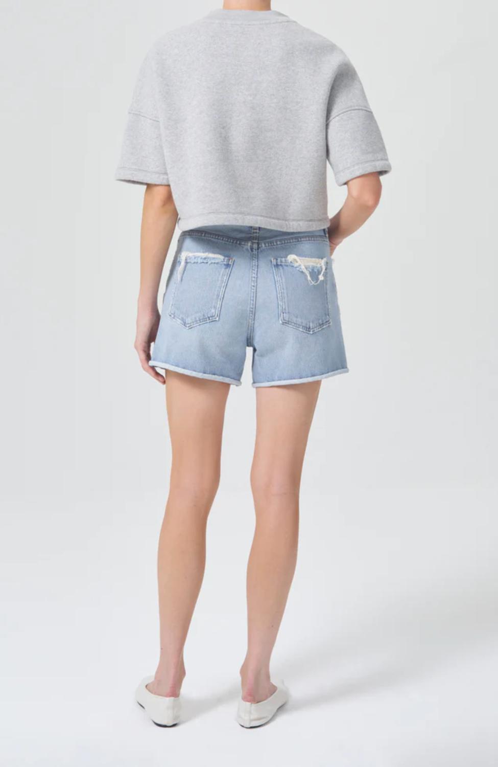 Agolde - DEE HIGH RISE ROLLED HEM SHORT