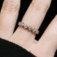 Allyanna Gifts - Women's Sterling Silver Moissanite Eternity Band