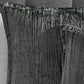 Turin 7 Piece Charcoal Crinkle Velvet Comforter Ensemble