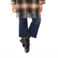 Karen Kane Plaid Fringe Trim Jacket Brown