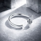 S925 Sterling Silver Plated Platinum Ring for Women