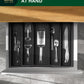 Utensil Drawer Organizer, Black (5 Slots)