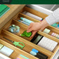 Utensil Drawer Organizer, Natural (5 Slots)