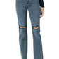 Hidden - RYAN RAW HEM GRINDED BOOTCUT JEANS