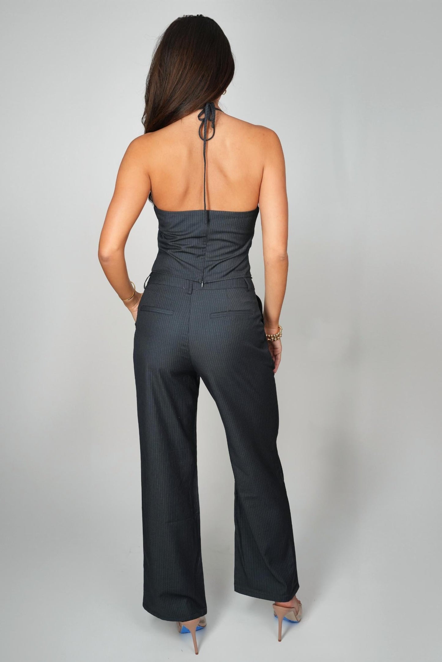 Falcon Park - Corina Cowl Neck Halter Top