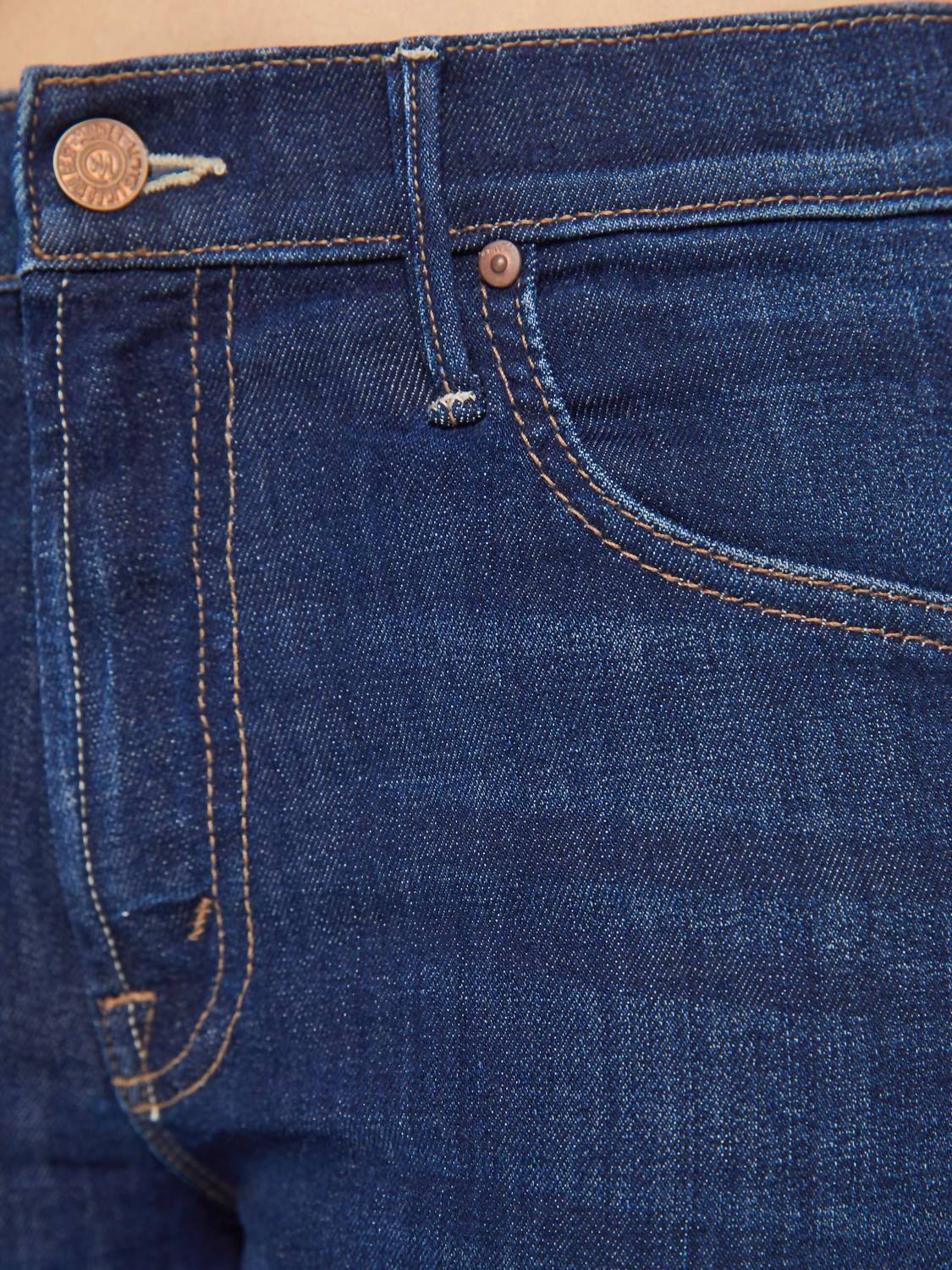 Mother - High-waisted Crop Fray Jeans