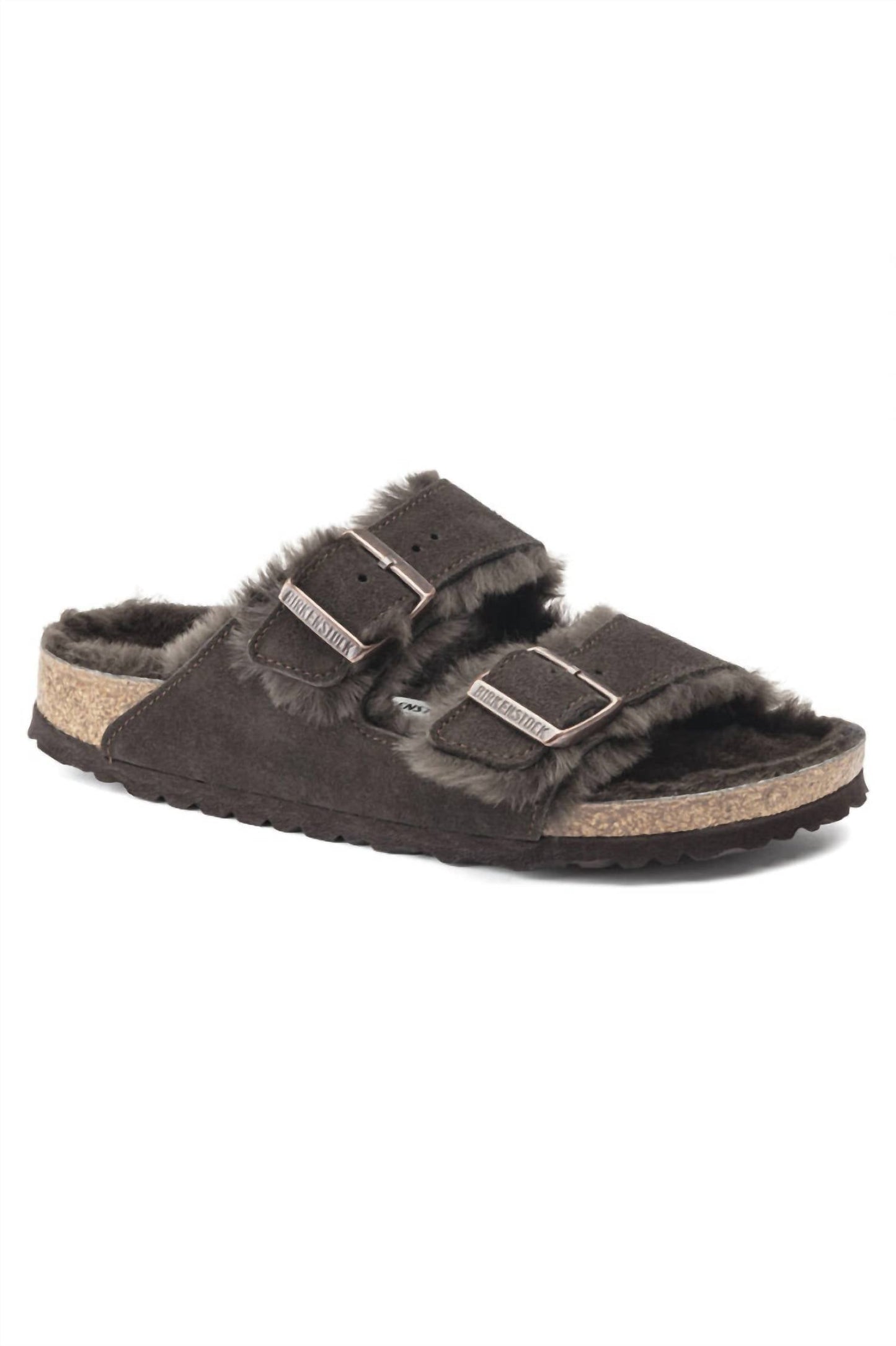 Birkenstock - Unisex Arizona Shearling Suede Leather Sandals