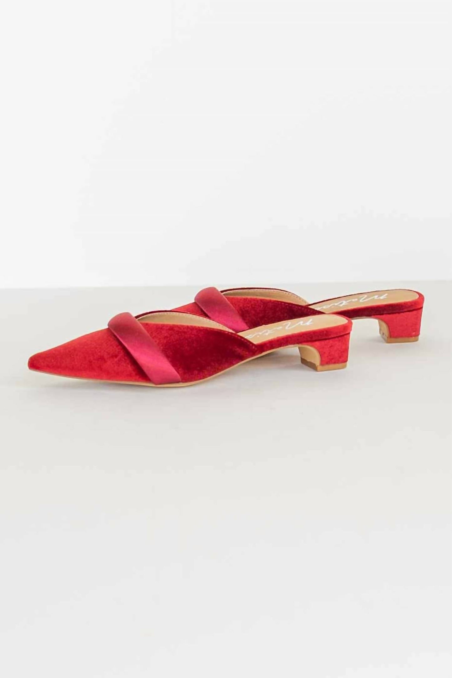 Matisse - Women's Kellan Kitten Heel Slip On Pointed Toe Mules