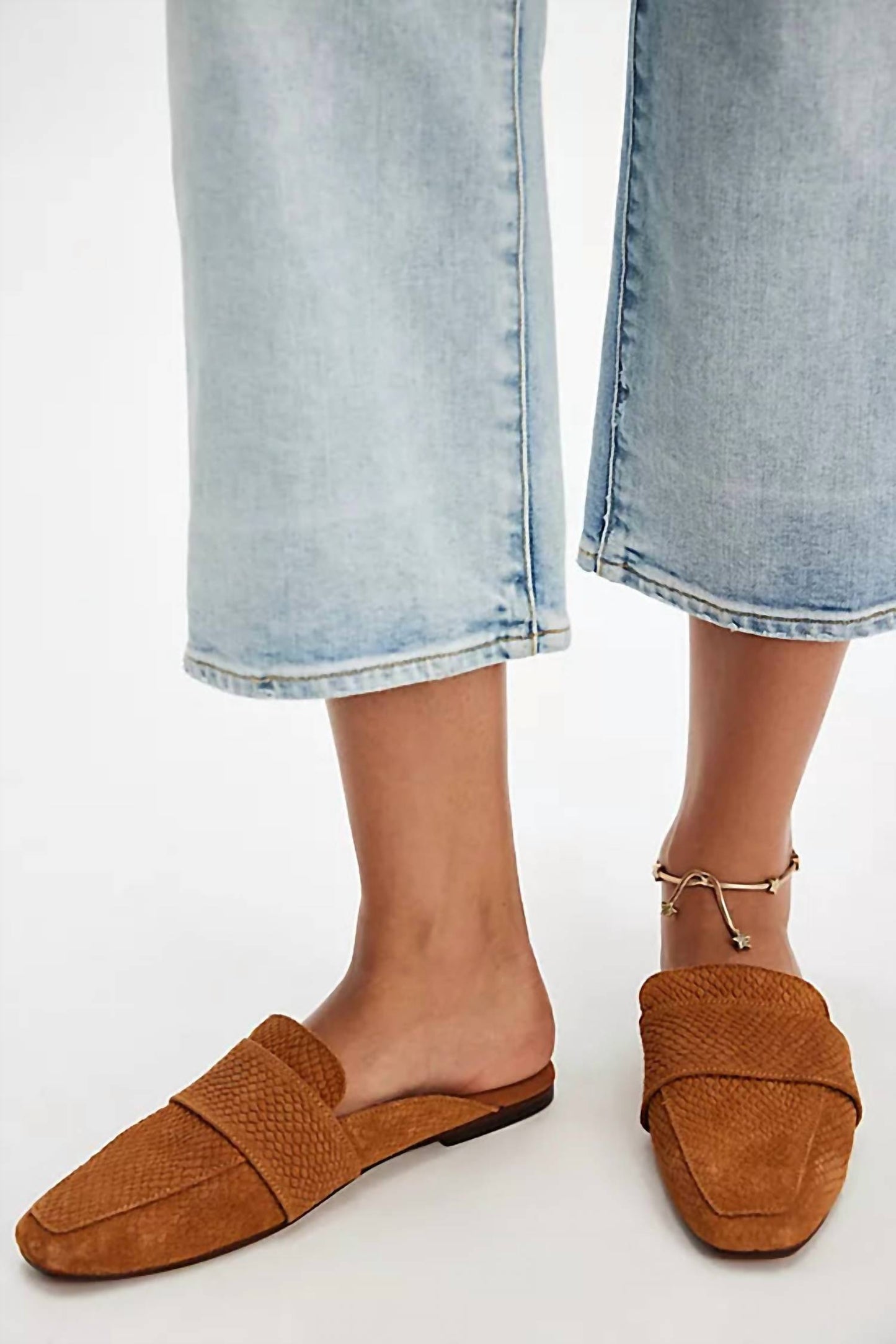 Free People - Women's At Ease Embossed Loafer