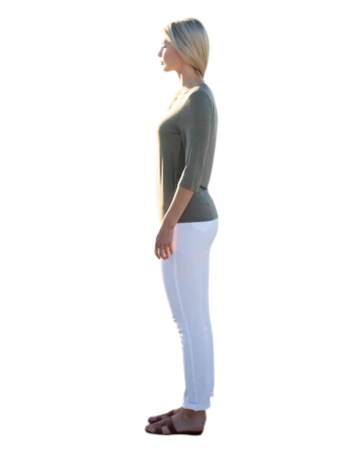 Marble - 3/4 SLEEVE TOP