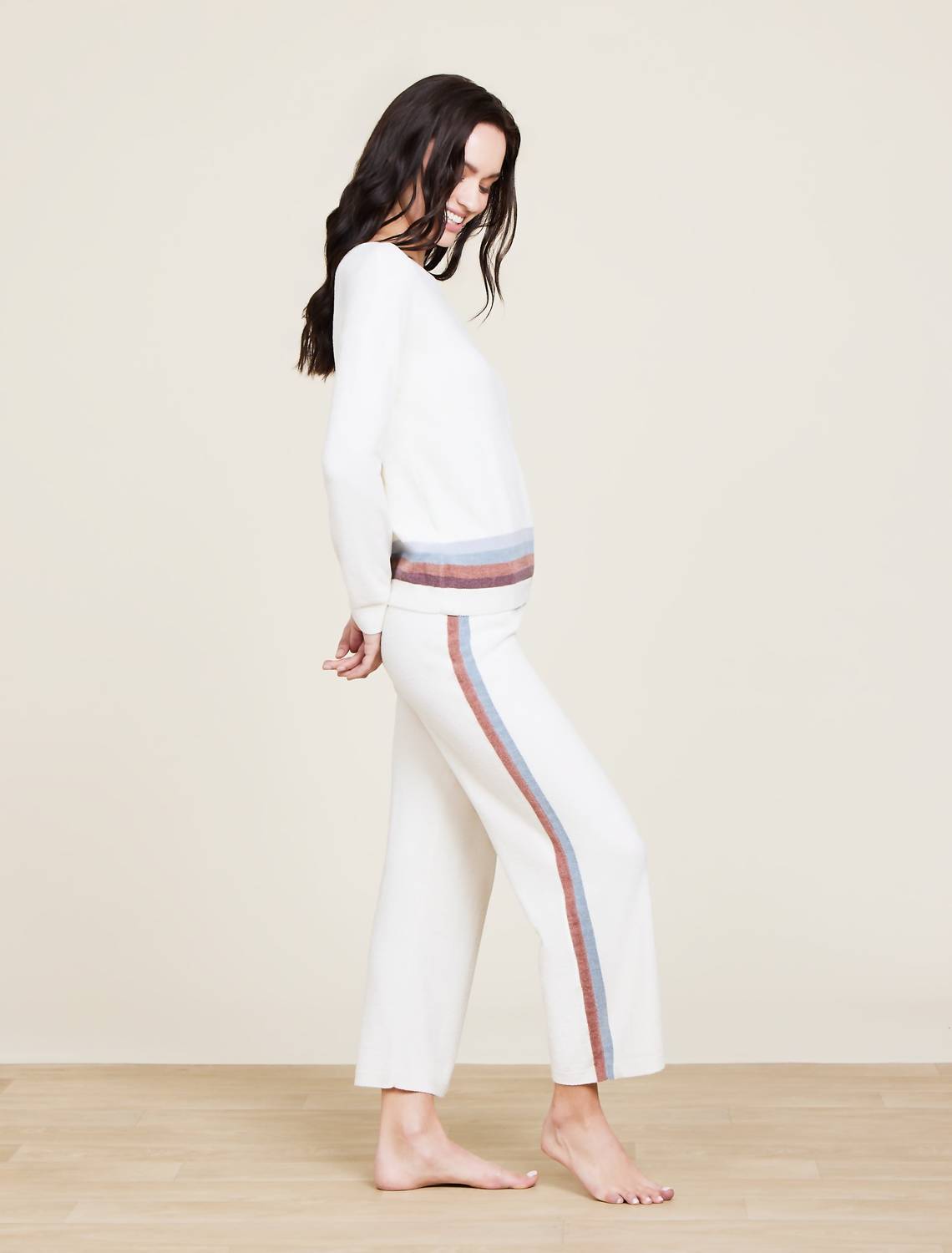 Barefoot Dreams - Cozychic Ultra Lite Stripe Wide Leg Pant
