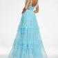Ashleylauren - Tiered Ruffle Ball Gown