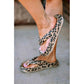 1 The Woman - Leopard Cloud Flip Flops