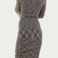 Acoa - SPACE-DYED RIBBED-KNIT MINI DRESS
