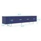 TV Stand With Slatted Drawers