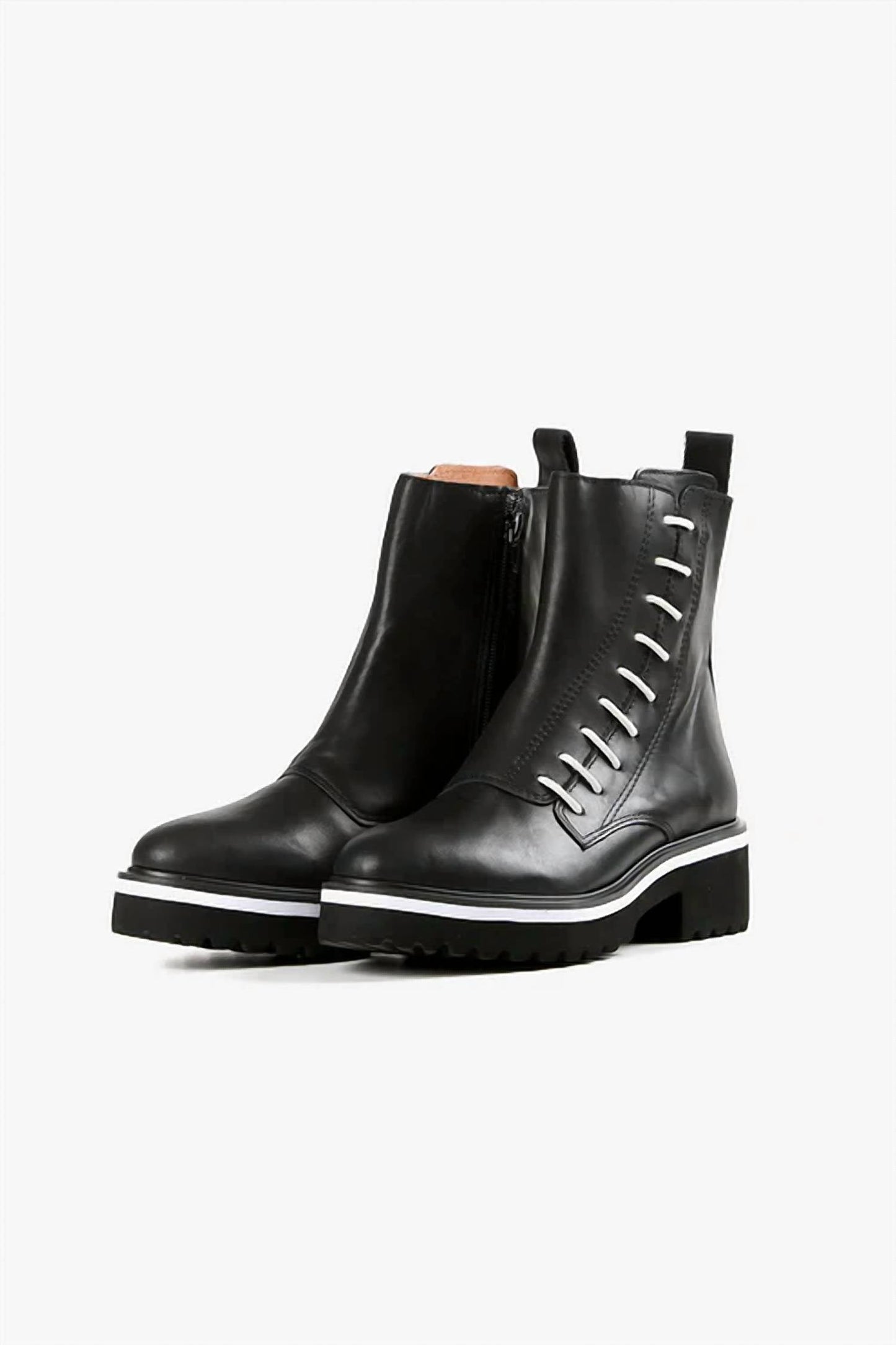 All Black - Women's Side Cord Bootie