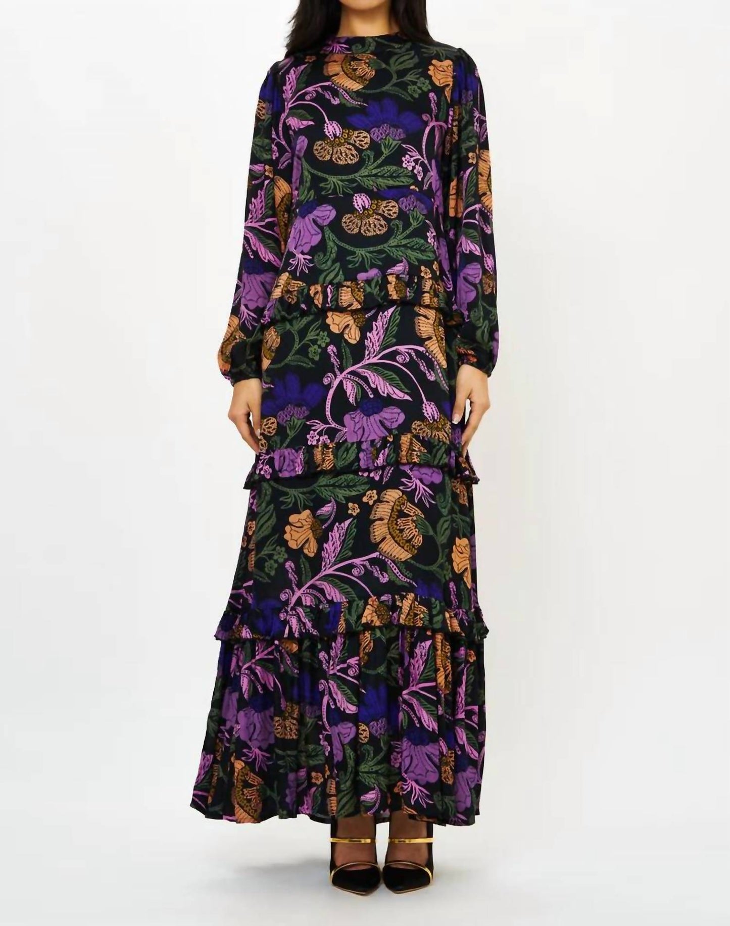 Oliphant - Mock Neck Maxi Dress