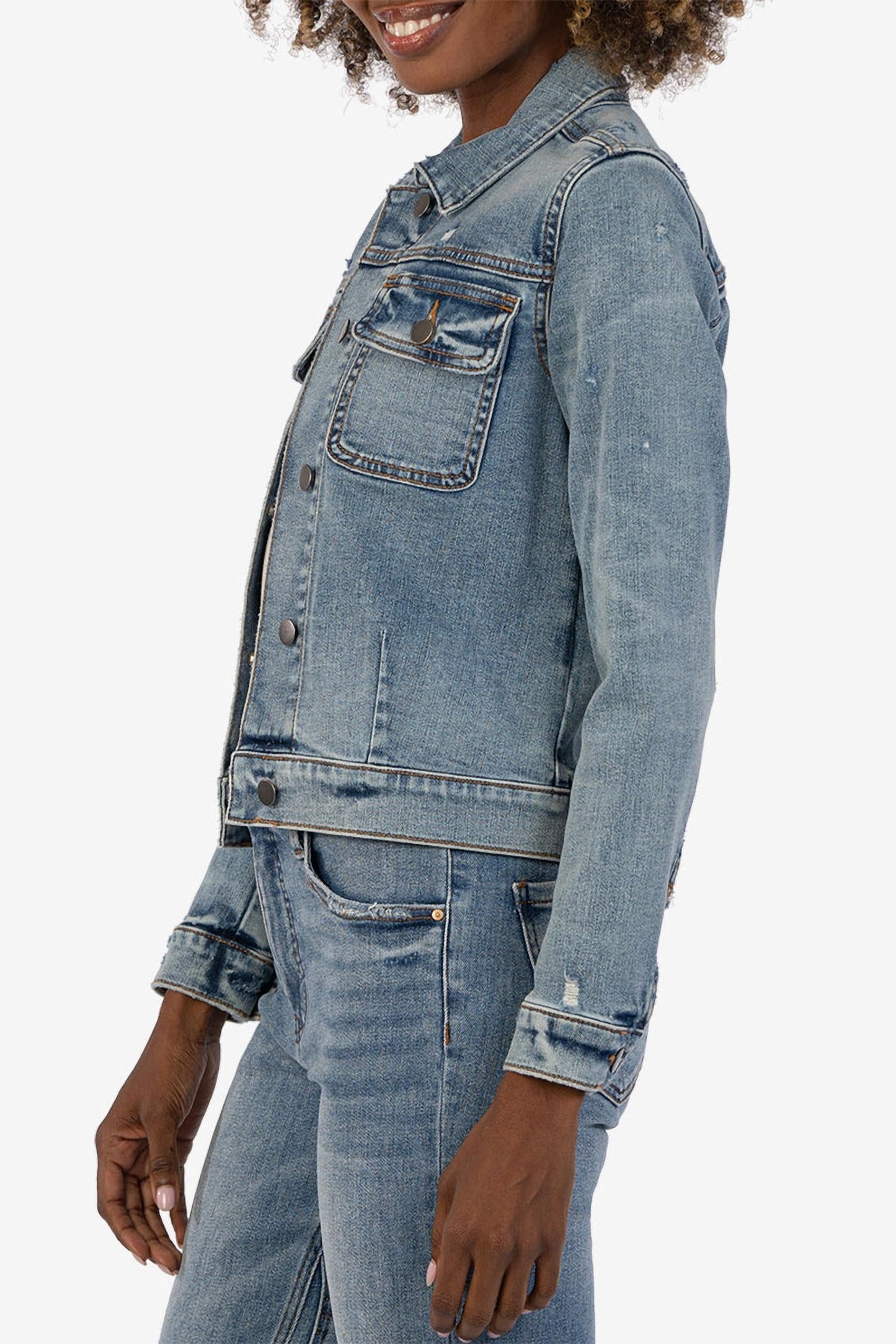 Kut From The Kloth - Ada Crop Denim Jacket