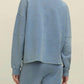 Z Supply - Delphine Knit Denim Sweatshirt